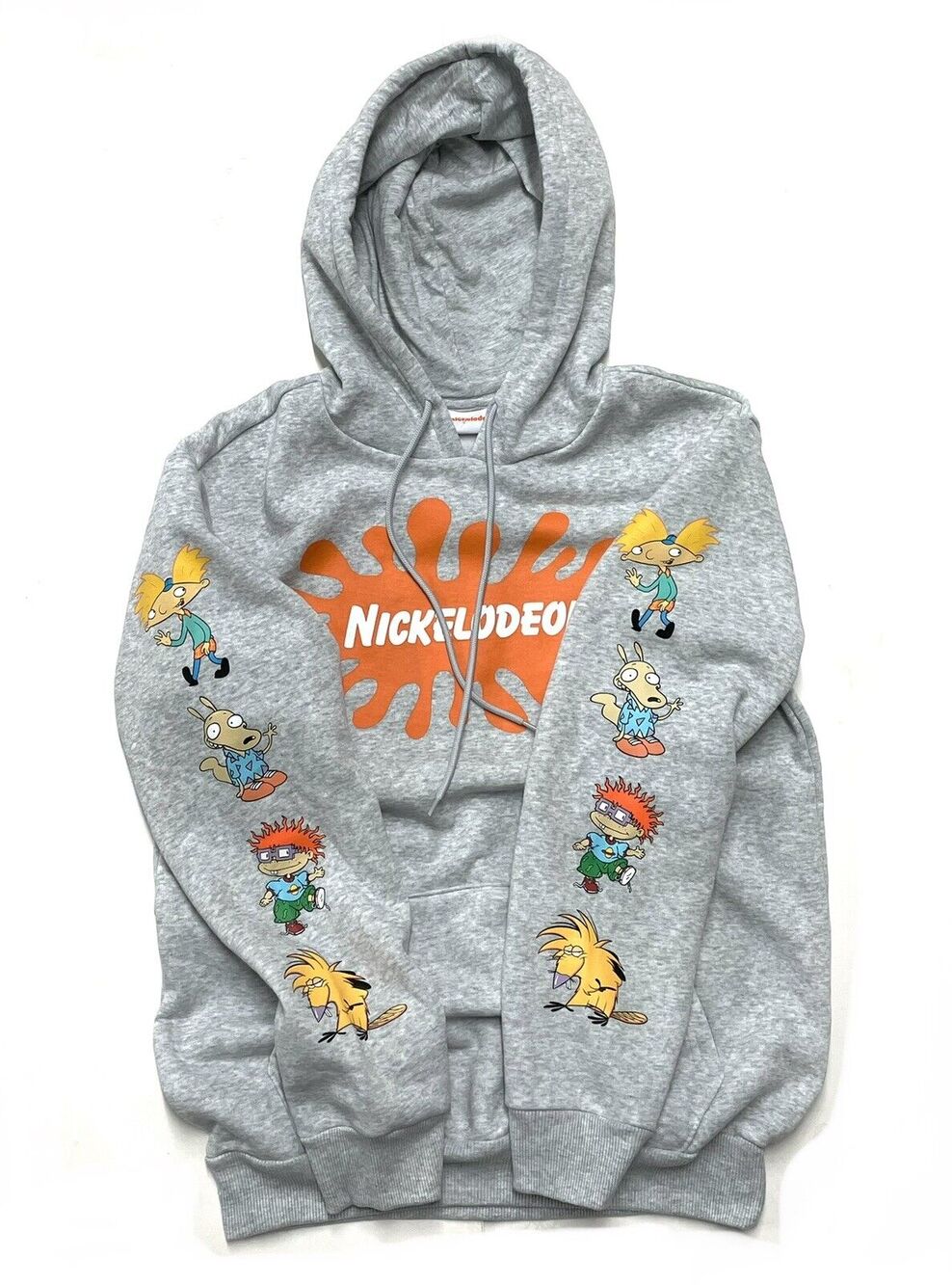Nickelodeon 90s Cartoons Rugrats Rocko Arnold Hoodie Size S Unisex Sweatshirt